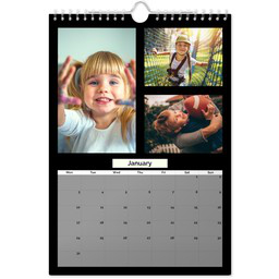 A4 Calendar with Cover with Custom Colour Grid View design